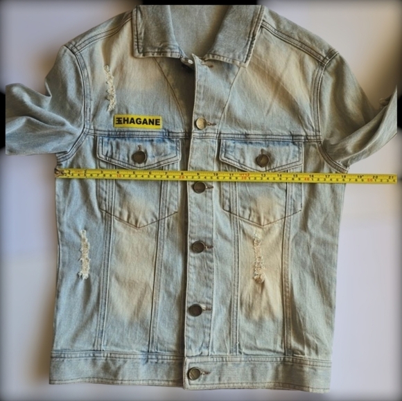 Bibisama "Hagane" Anime Inspired Streetwear Unisex Demin Jacket Size 1 - Picture 13 of 16